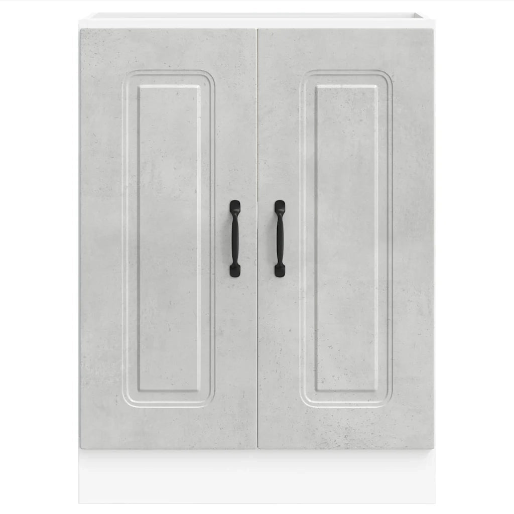 Mobile base lavello Kalmar Grigio Cemento 60x46x81,5 cm 853441