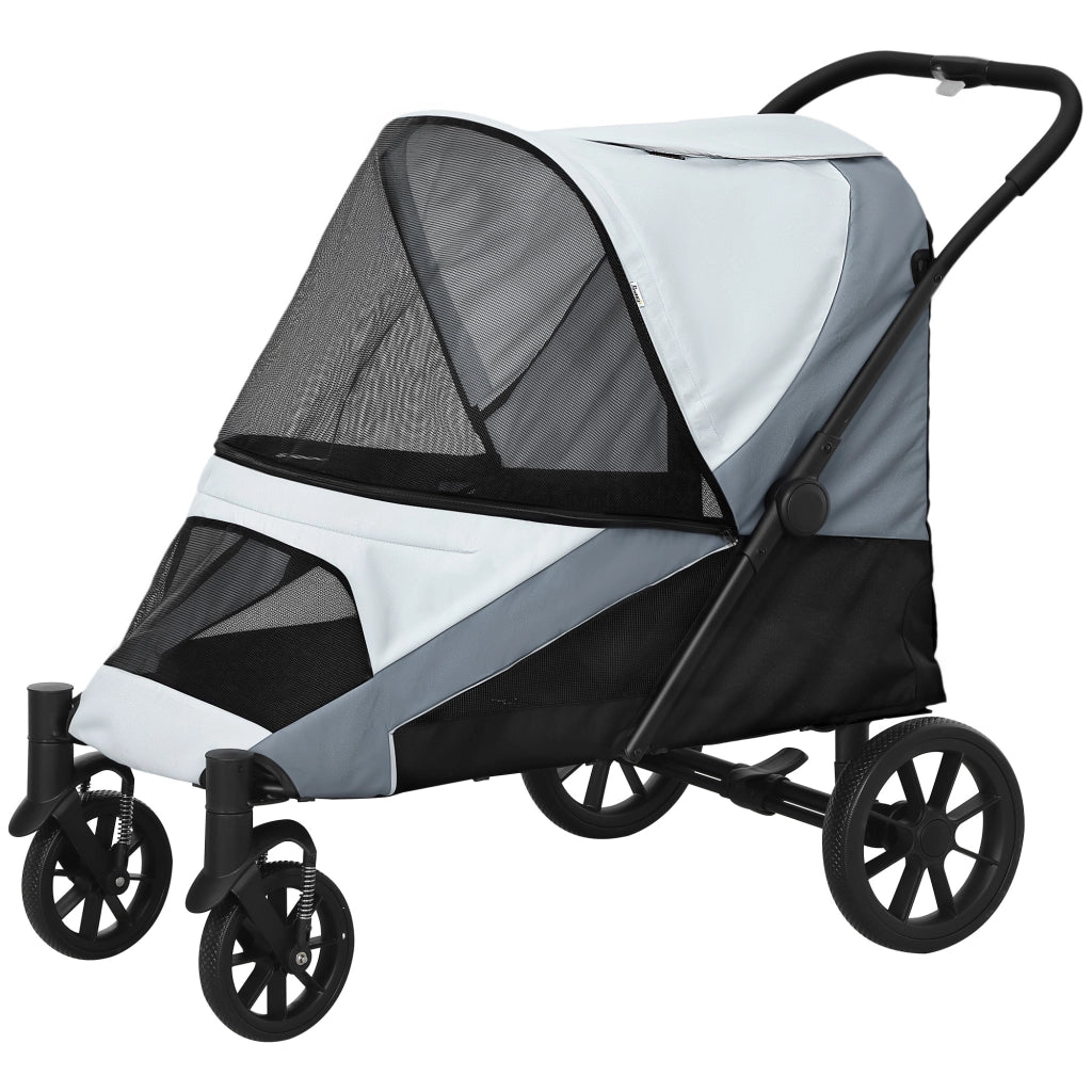 Carrello per Cani Pieghevole ¨C Minimal ¨C Grigio