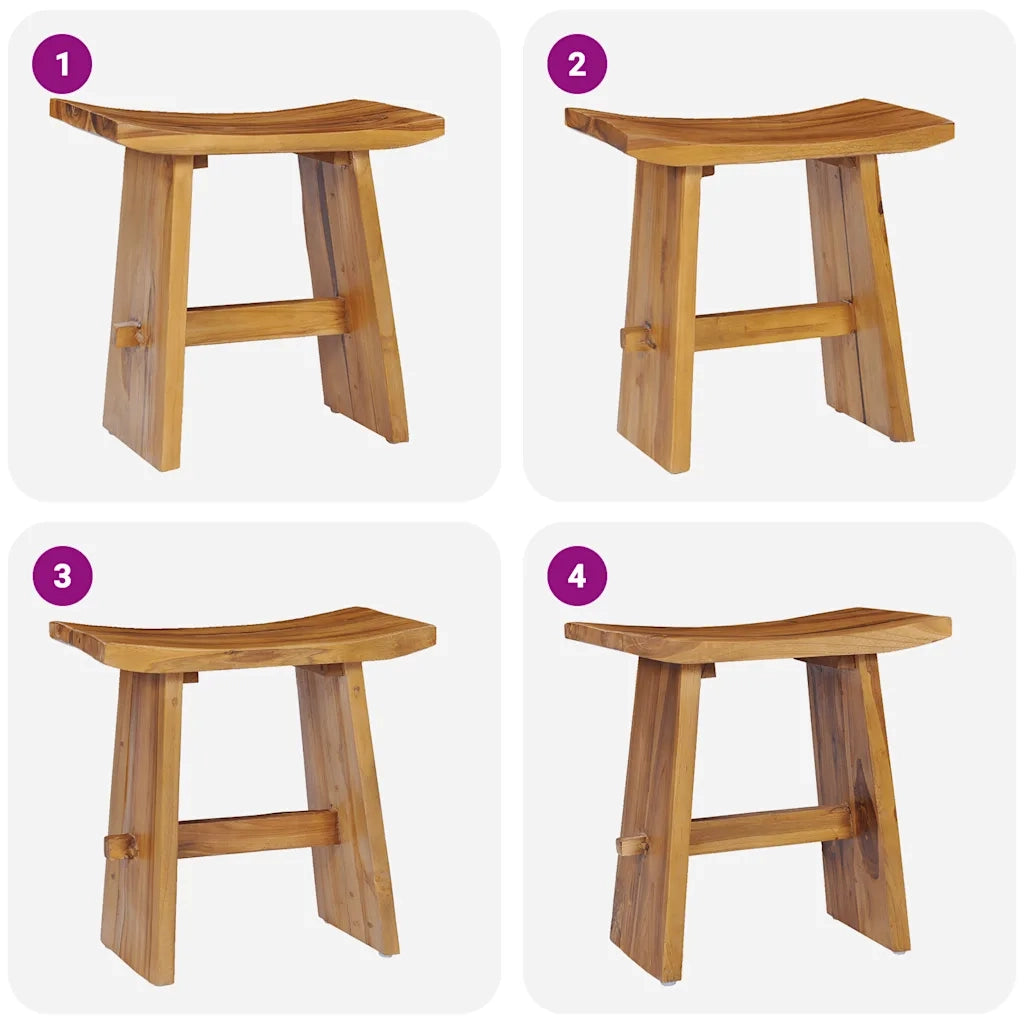 Sgabello in Legno Massello di Teak 281655