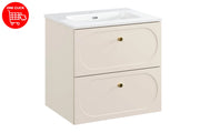 Set mobili bagno 60 cm con lavabo per mobile FLY Donna Sand 60 cm