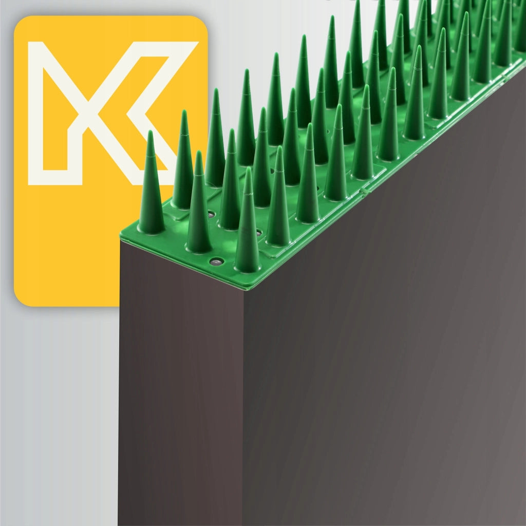 KADAX Punte dissuasive per uccelli e piccioni, striscia di plastica resistente e densa da 51 cm.