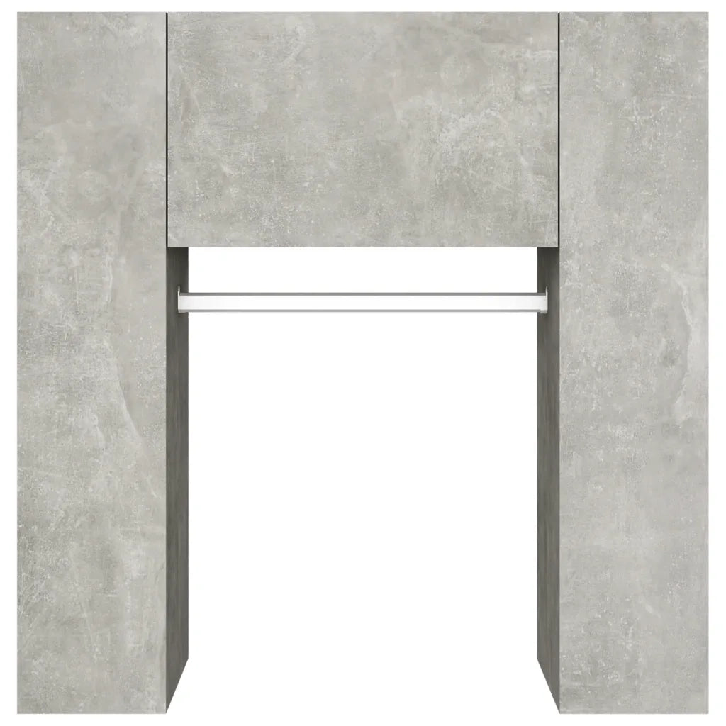 Mobili da Corridoio 2 pz Grigio Cemento in Legno Multistrato 3082039