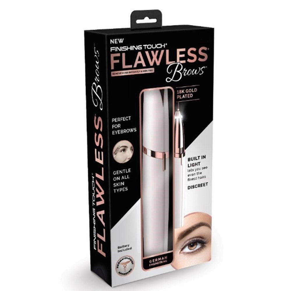 Trade Shop - Epilatore Sopracciglia Penna Depilatore Rasoio Donna Elimina Peli Viso Baffetto -