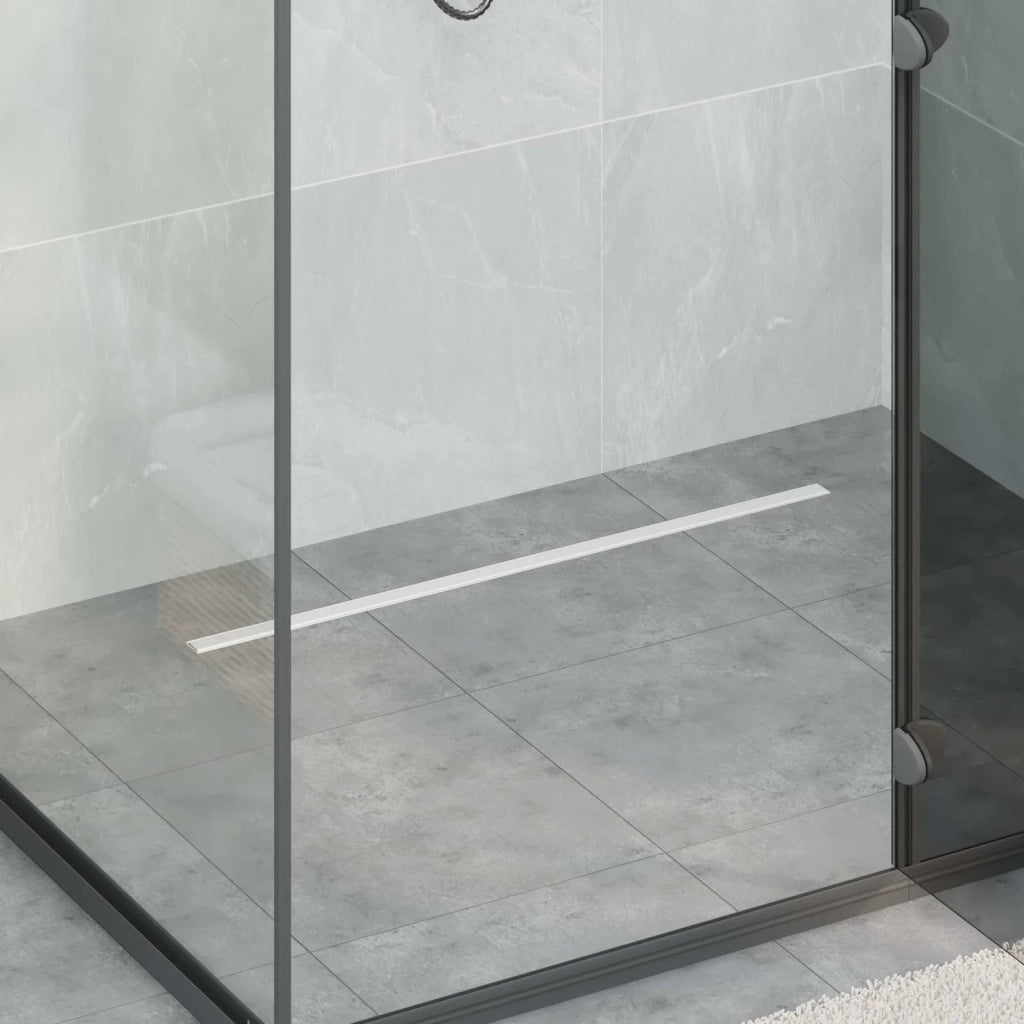 Scolascale per doccia a 360¡ã con modello slim Argento 80 cm CFW2461977