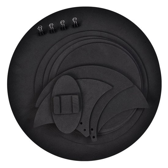 Set di Dempers a Schiuma 10 pezzi - Dempers a Schiuma Nera - Accessori di Riduzione del Rumore - Pianale di Allenamento Silenzioso - 5 mm di Diametro - Alta Flessibilità - Pianali a Dempers