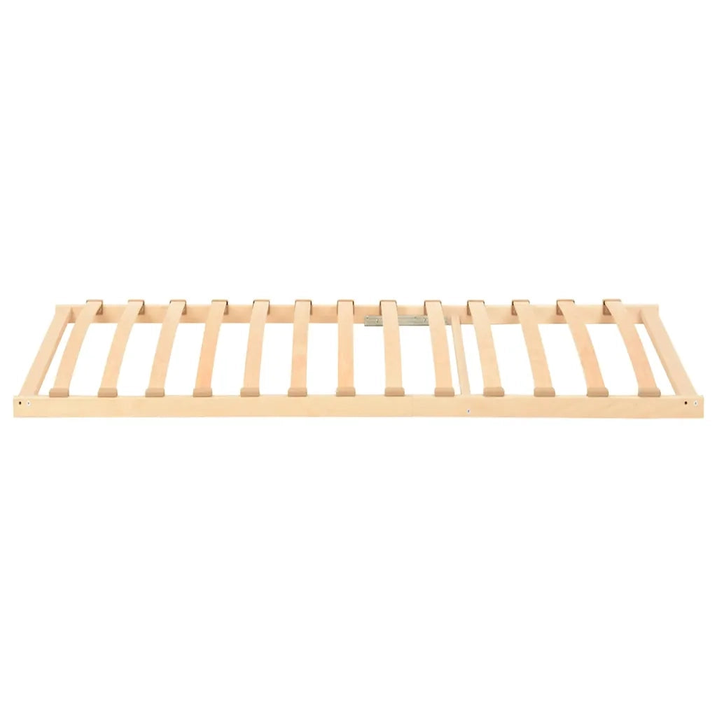 Base a doghe Marrone 120 x 190 cm Legno massello di faggio 42015280