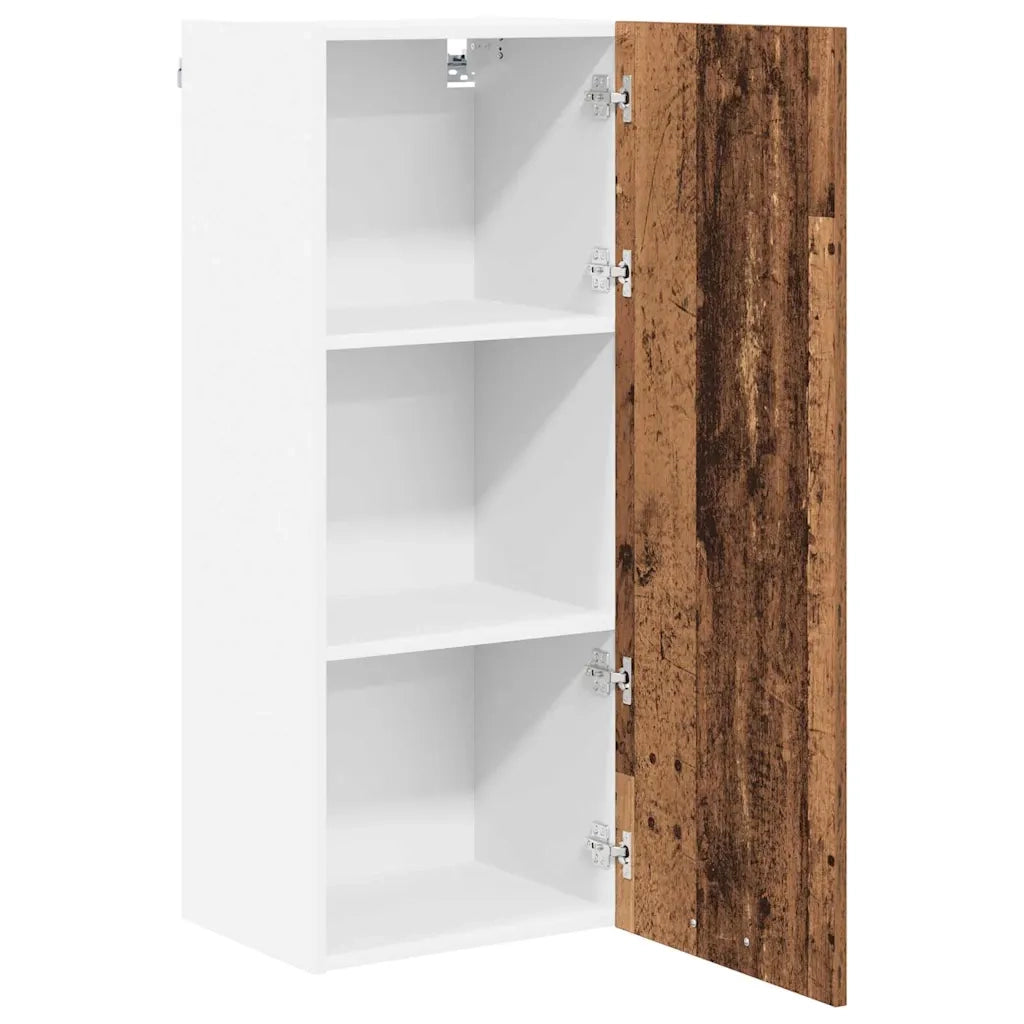 Armadio pensile | Mobile da Cucina con porta Legno vecchio 40 x 31 x 100 cm