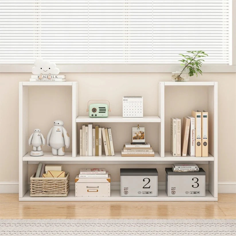 Scaffale per Libri Bianco 100x16x60 cm Ideale per Spazi Ridotti