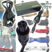 Trade Shop - Alimentatore Caricabatteria Smart Balance Hoverboard Output 42 V 2 Ahm -