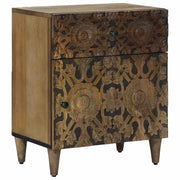 Mobiletto da Letto con cassetto Marrone 50 x 33 x 60 cm 4018340