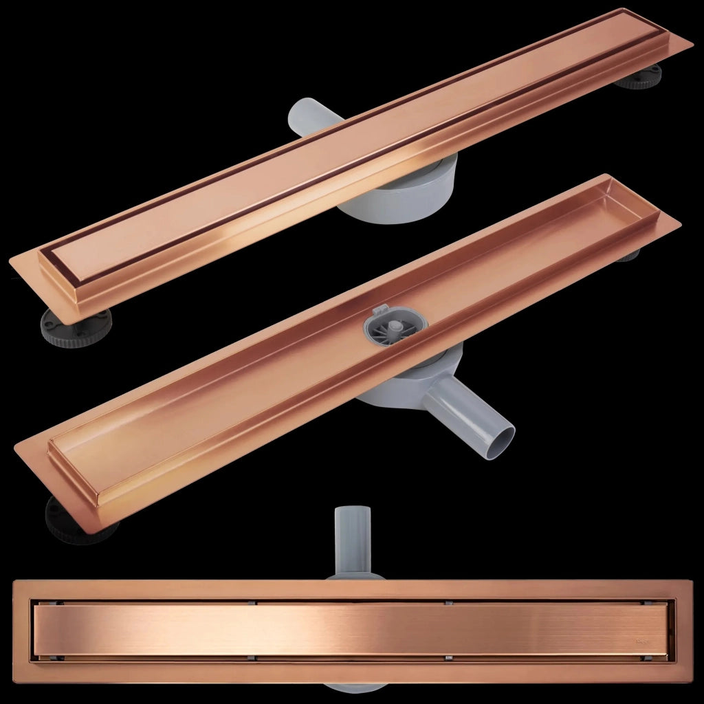 Scarico Lineare Rea Neox Pro Brush Copper 60