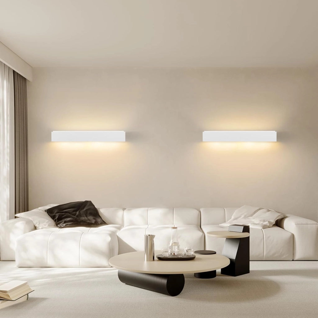 ZMH Applique G9 Lampada in gesso bianco per camera da letto corridoio scale