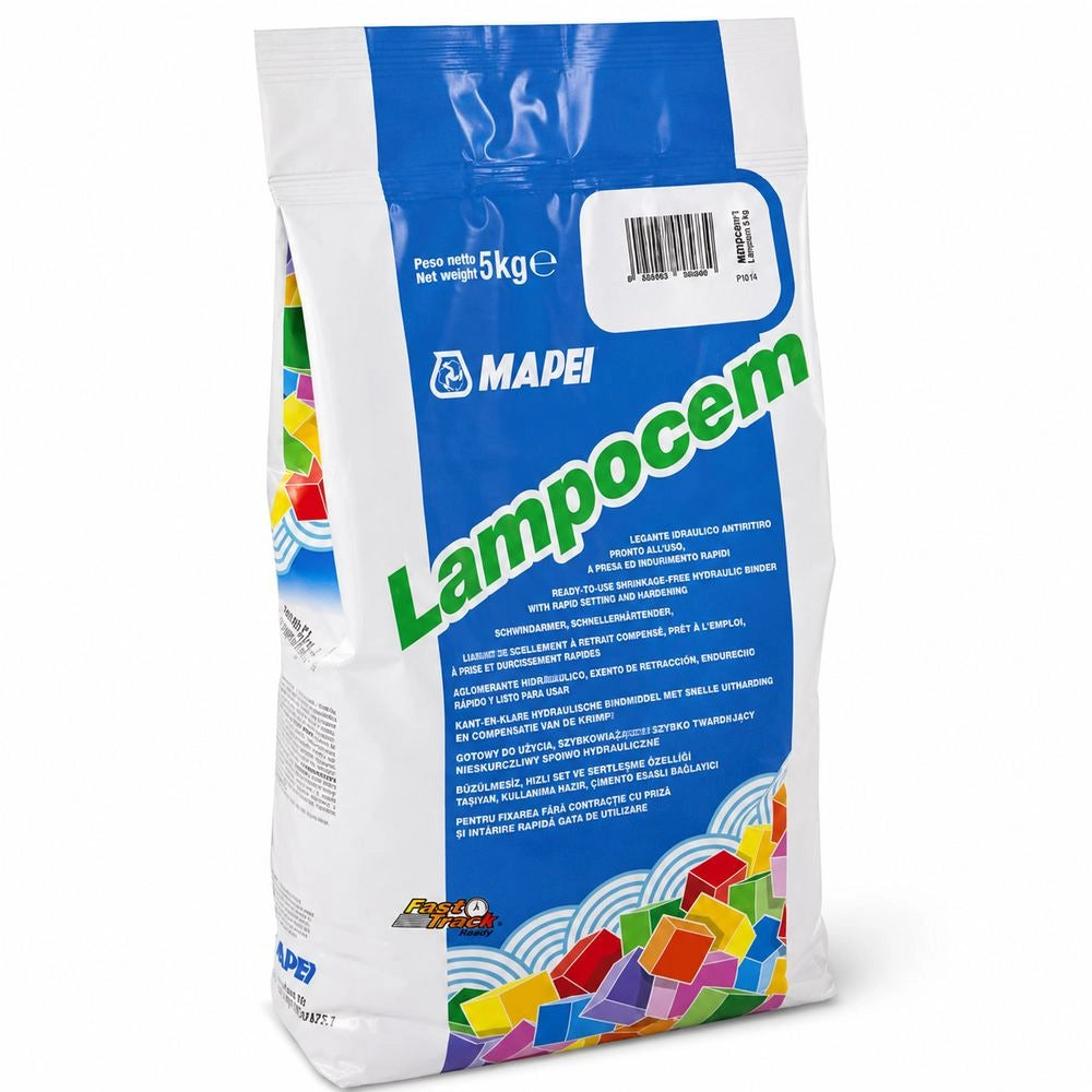 Cemento rapido pronto all'uso lampocem da 5 kg