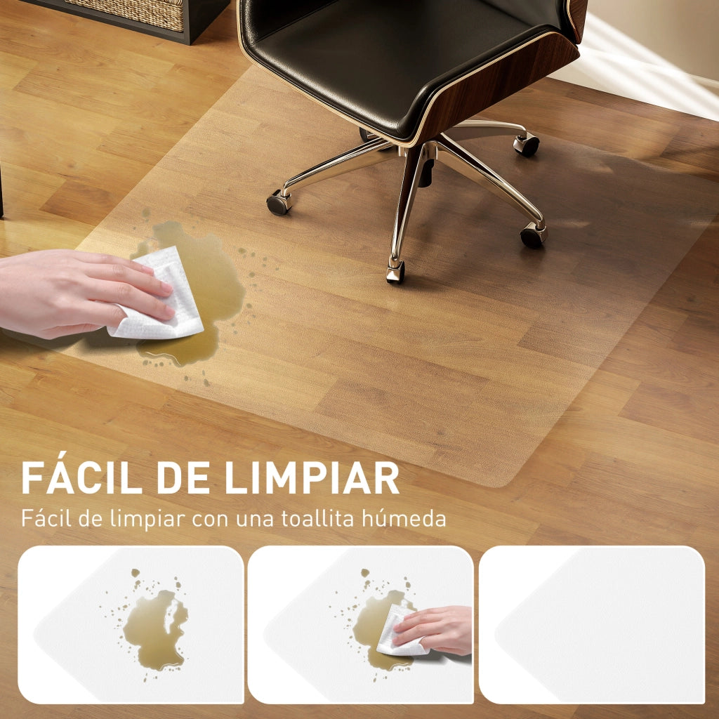 Tappetino Protettivo per Pavimento ¨C Minimal ¨C 120x120 cm Trasparente