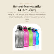 Ottima scelta 1500 ml - Riscaldabile - Lekvrij - BPA-vrij - Portatile - Manico - Materiale alimentare sicuro - Otre per bevande