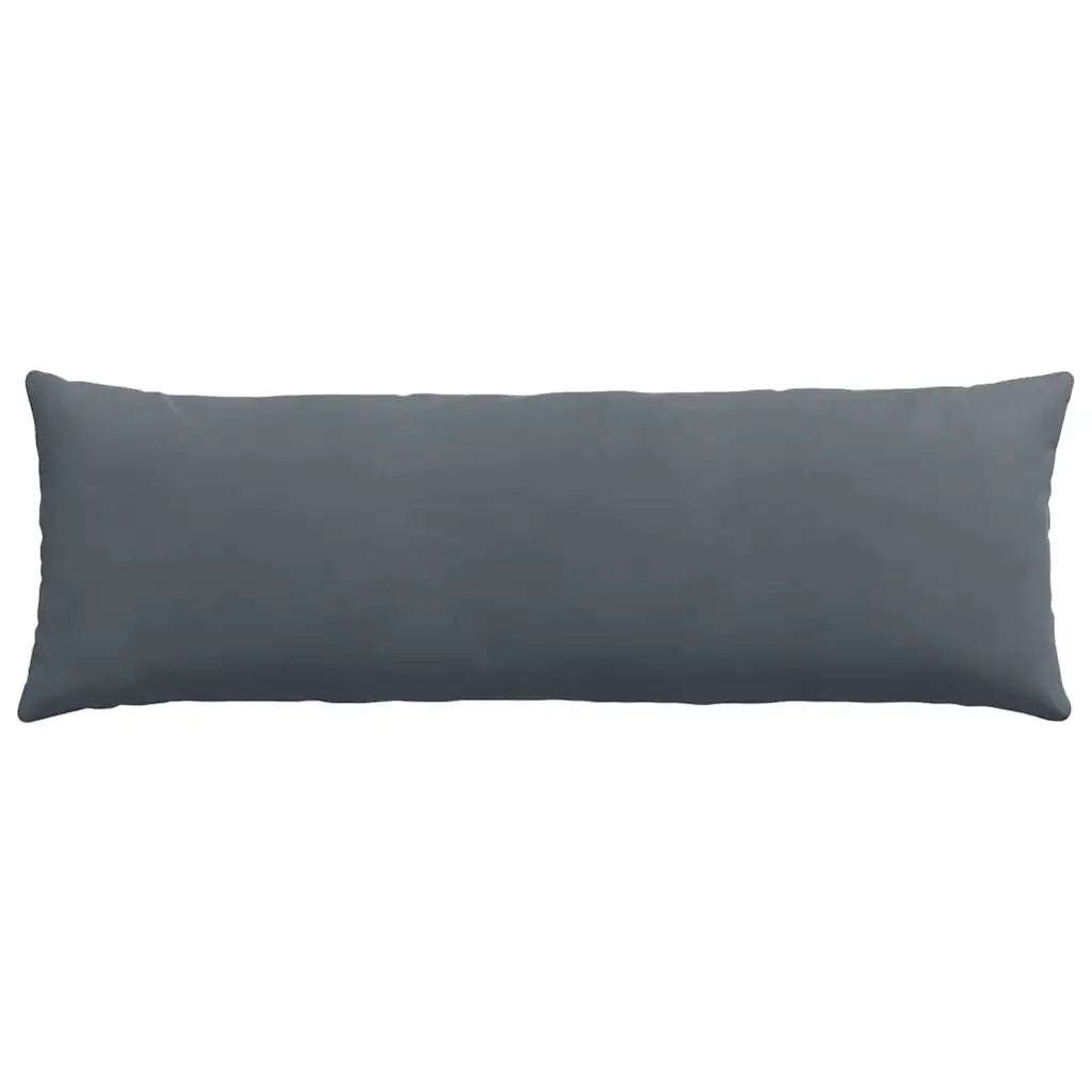 Cuscini da Divano 2 pz | Cuscini per sedie Grigio scuro 120 x 40 cm