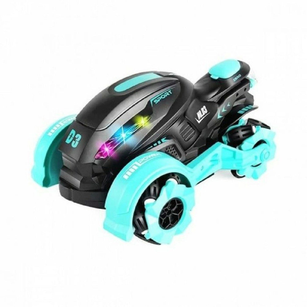 Trade Shop - Motocicletta Acrobatica Telecomandata Con Effetto Sonoro Spruzzi D'acqua Q-d3 -