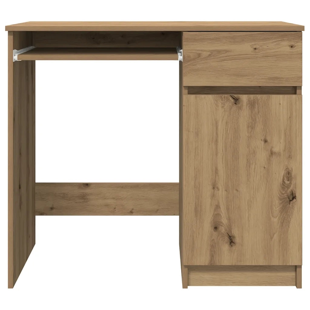 Scrivania Rovere Artigianale 86x49x76 cm in Legno Multistrato 861831