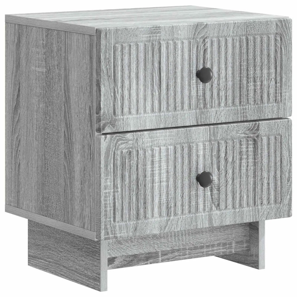 Armadio da Notte 2 pcs Grigio Sonoma 43 x 34,5 x 47,5 cm 893848