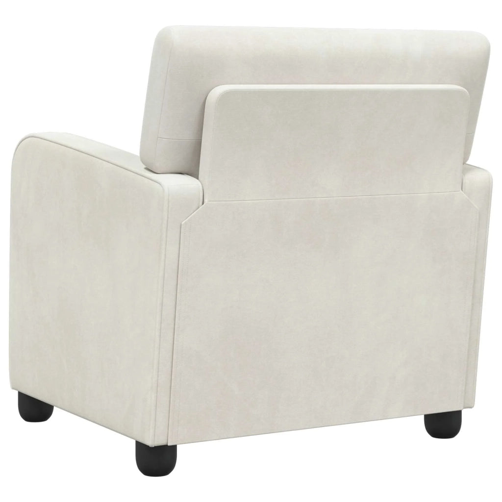 Poltrona Crema Velluto 42043420