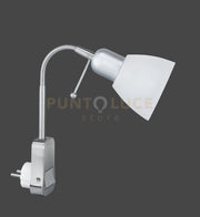LIGARA APPLIQUE SPINA + FLESSIBILE VETRO H.28CM 1 LUCE ATTACCO E14