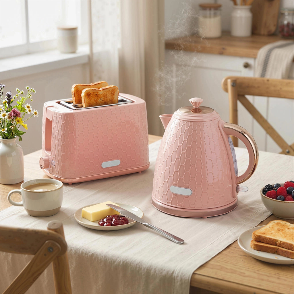 Bollitore e tostapane ¨C zephmum ¨C Rosa, 1.7L 2200W