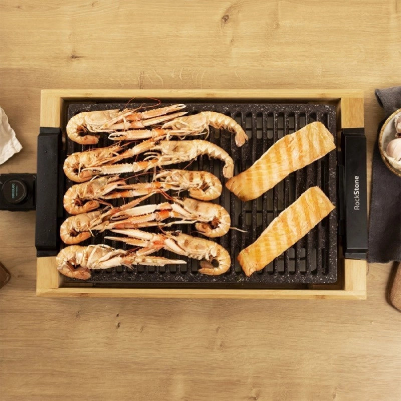 CECOTEC 03092 - Piastra da cucina Tasty&Grill 2000 Bamboo Linestone