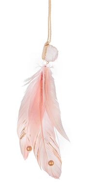 Pendaglio nuvola piuma rosa