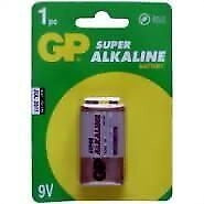 GP Batteries 1604A-U1 Super Alkaline Pila 9V 6LF22 PP3 Prismatica Alcalina 1 pezzo