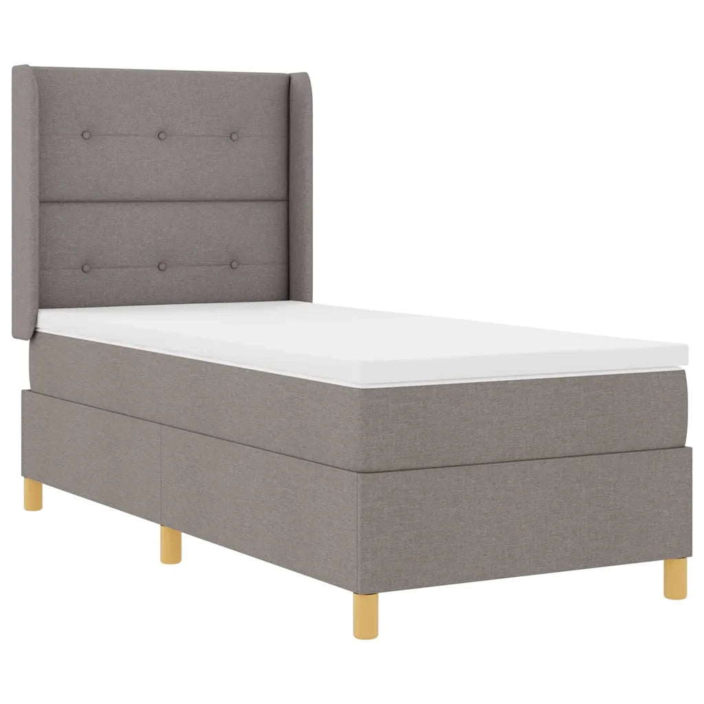 Letto a molle con strisce LED Talpa 90 x 190 cm Tessuto 3343669