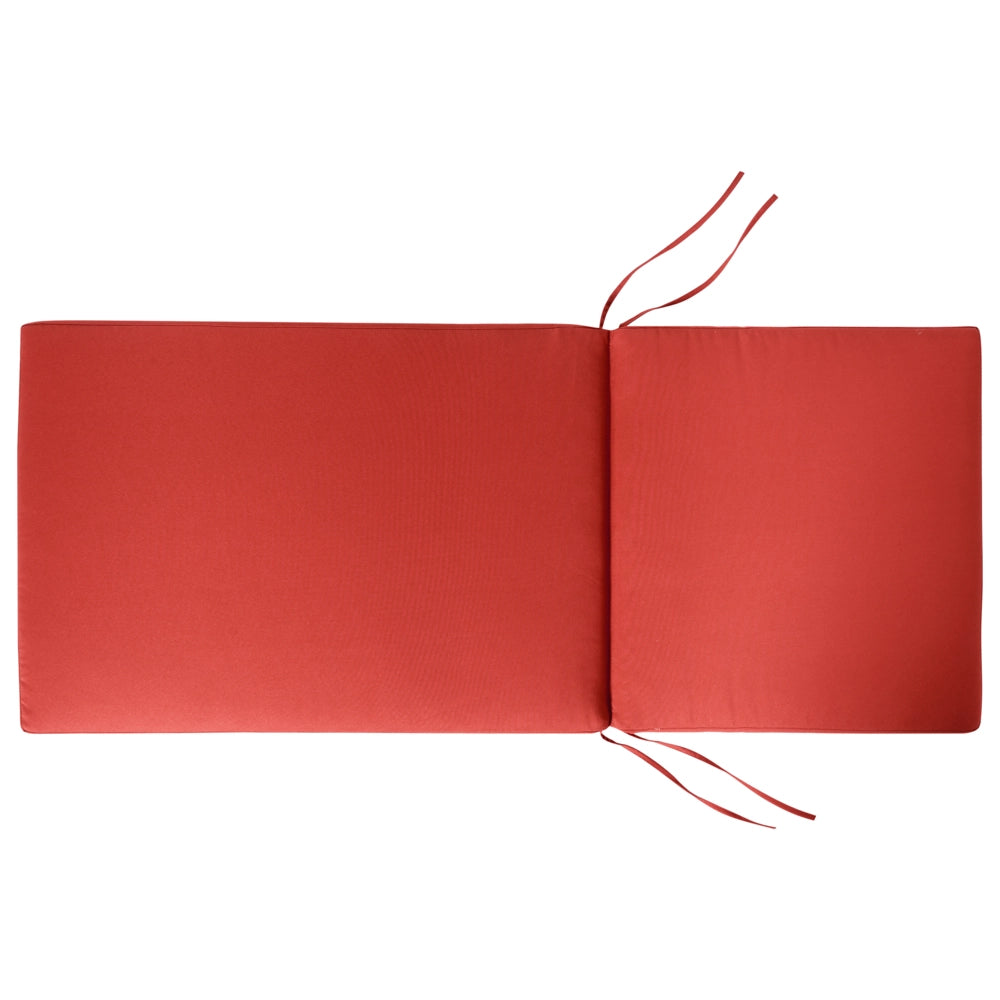 Set di 6 Cuscini in Tessuto rosso da Schienale per Sedie da Giardino Toscana/Java/Amantea stile elegante