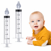 2 Siringhe Lavaggi Nasali Bambini 10 ml con Punta Silicone 8650929