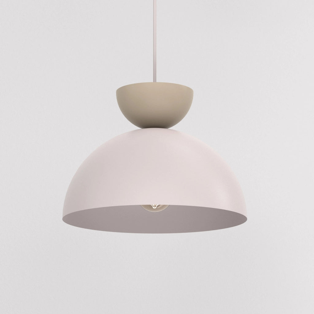 Lampada a sospensione Nevis 1xE27 cashmere beige 29 cm