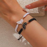 Bracciali Amici Butterfly Matching con Pendenti - Rilascio Regolabile