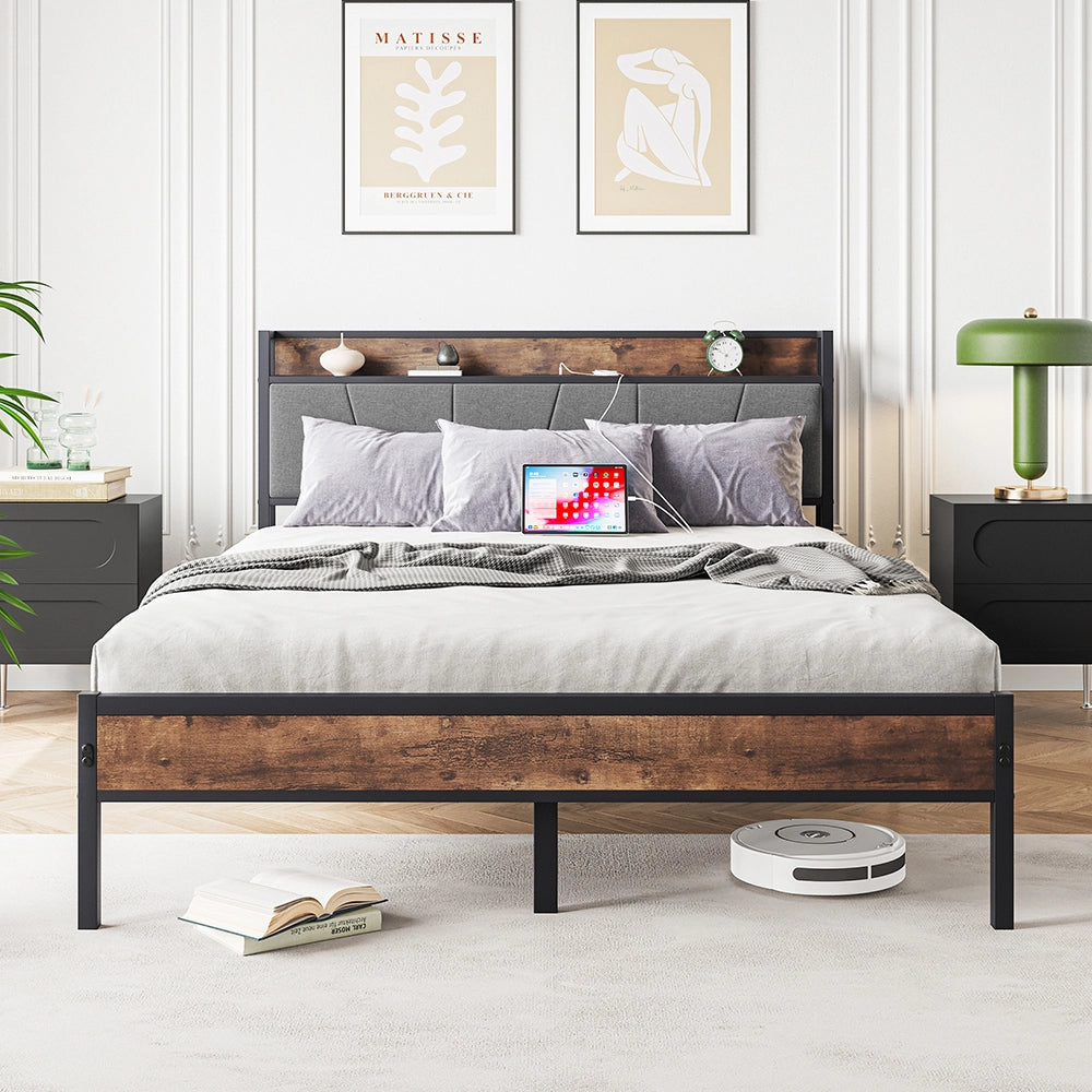 Letto intelligente - Xylo - 140x200 cm LED USB