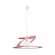 Sospensione Geko 1 Luce Rosa e Bianco LuceArt Classic