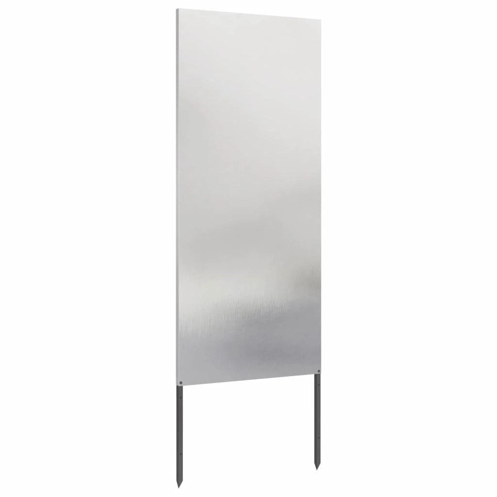 Schermo per privacy in giardino Traforo Argento 50 x 140 cm 876291