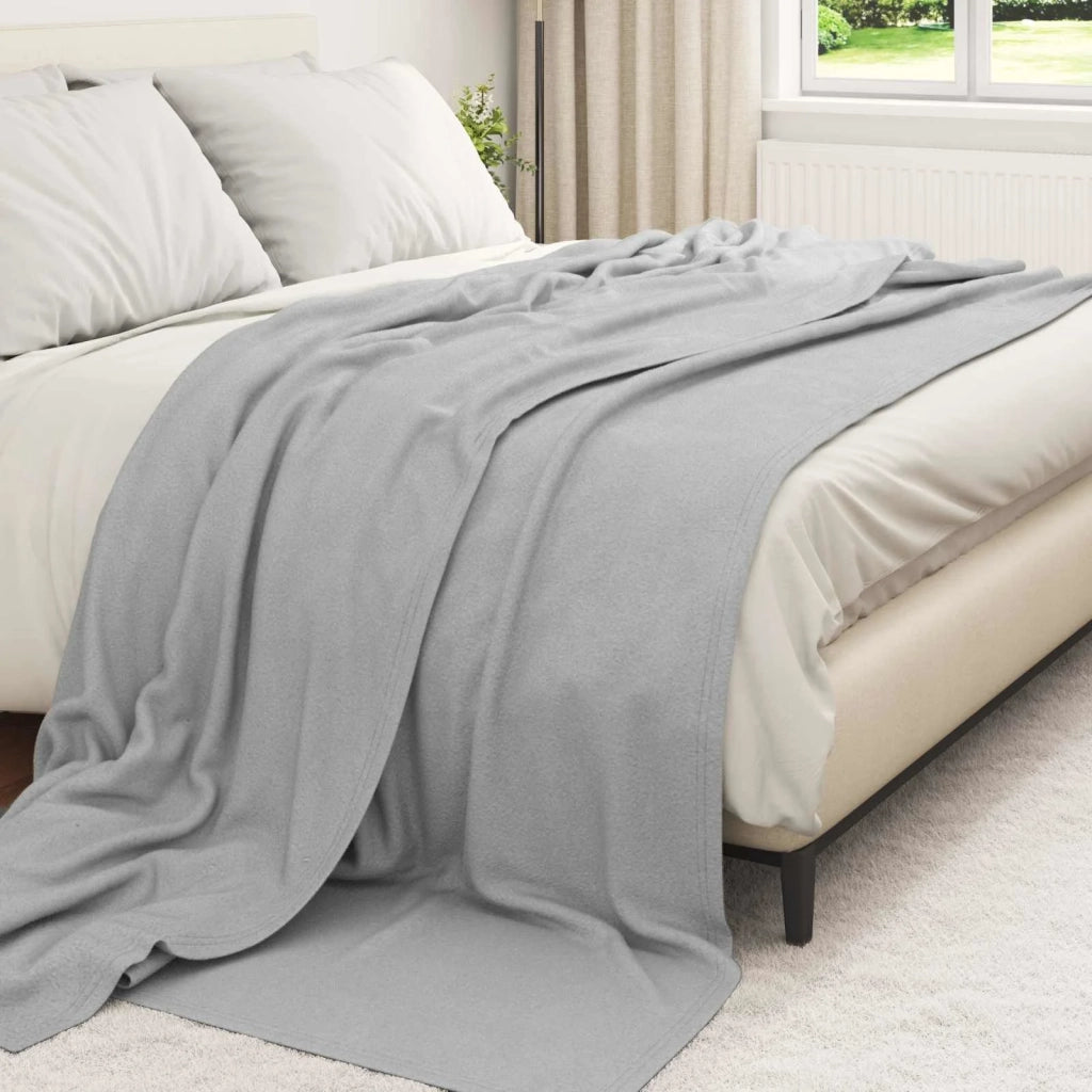 Coperta Grigio 270 x 240 cm Panno