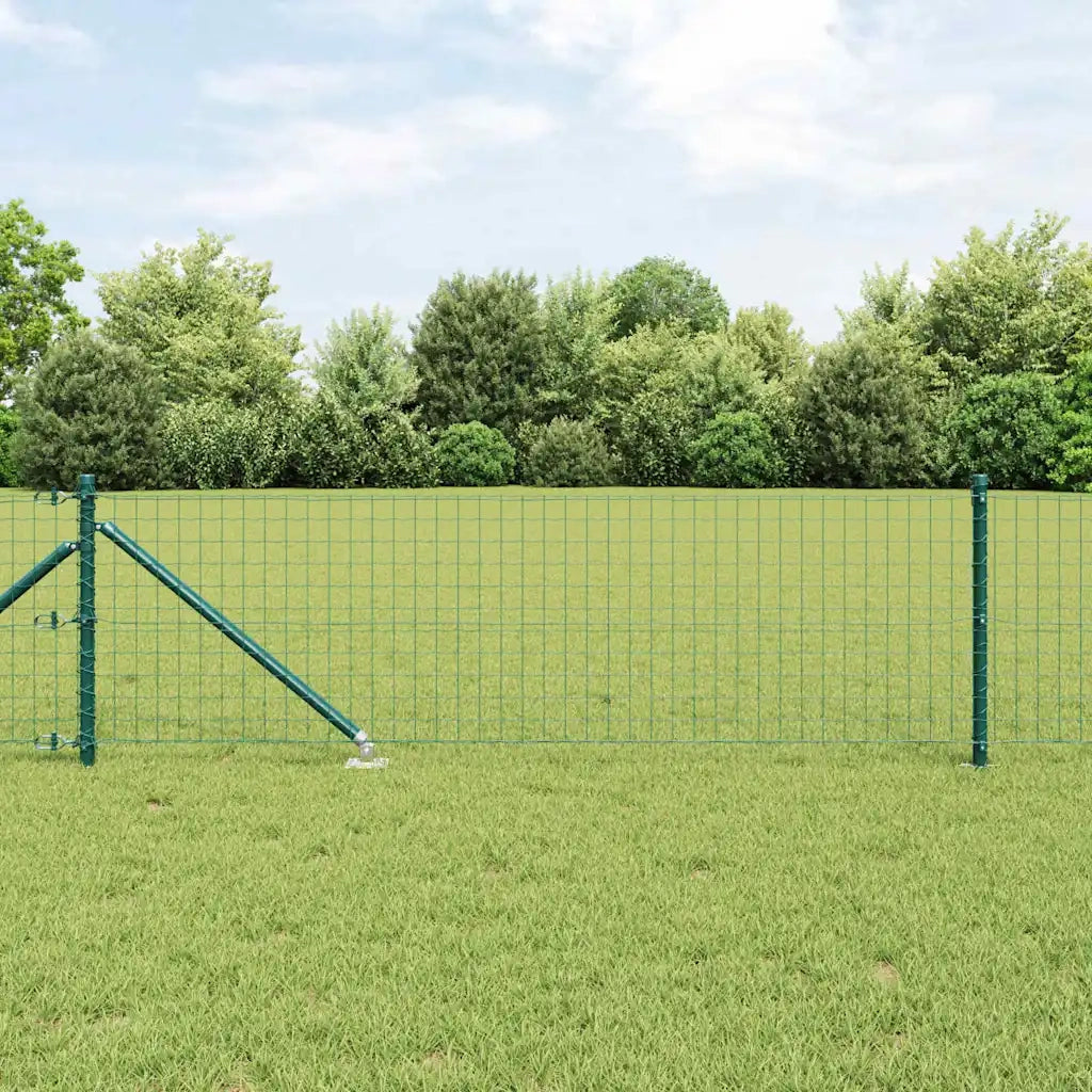 Recinzione con Posto Verde 0,6 x 50 m Acciaio e PVC 3350602
