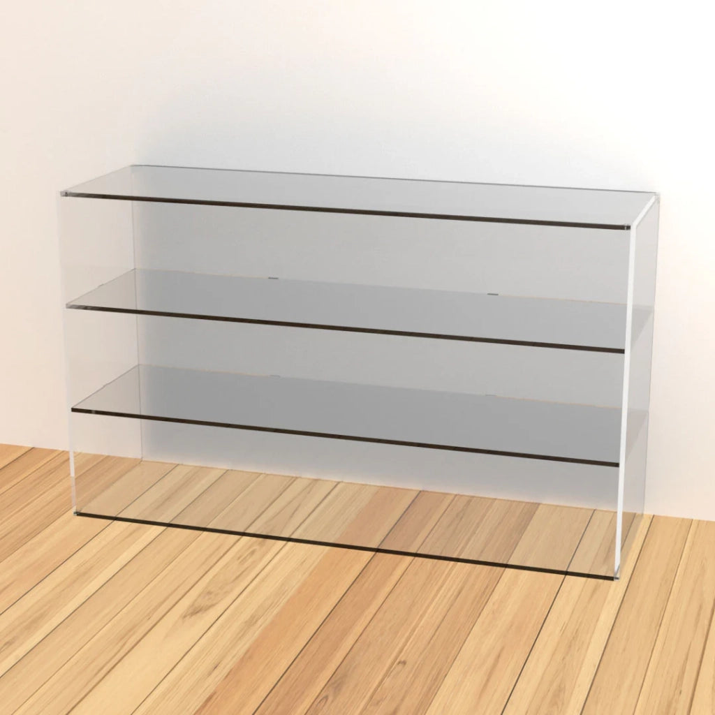 Mobile in Plexiglass trasparente 70 x 30 x 60 2 ripiani