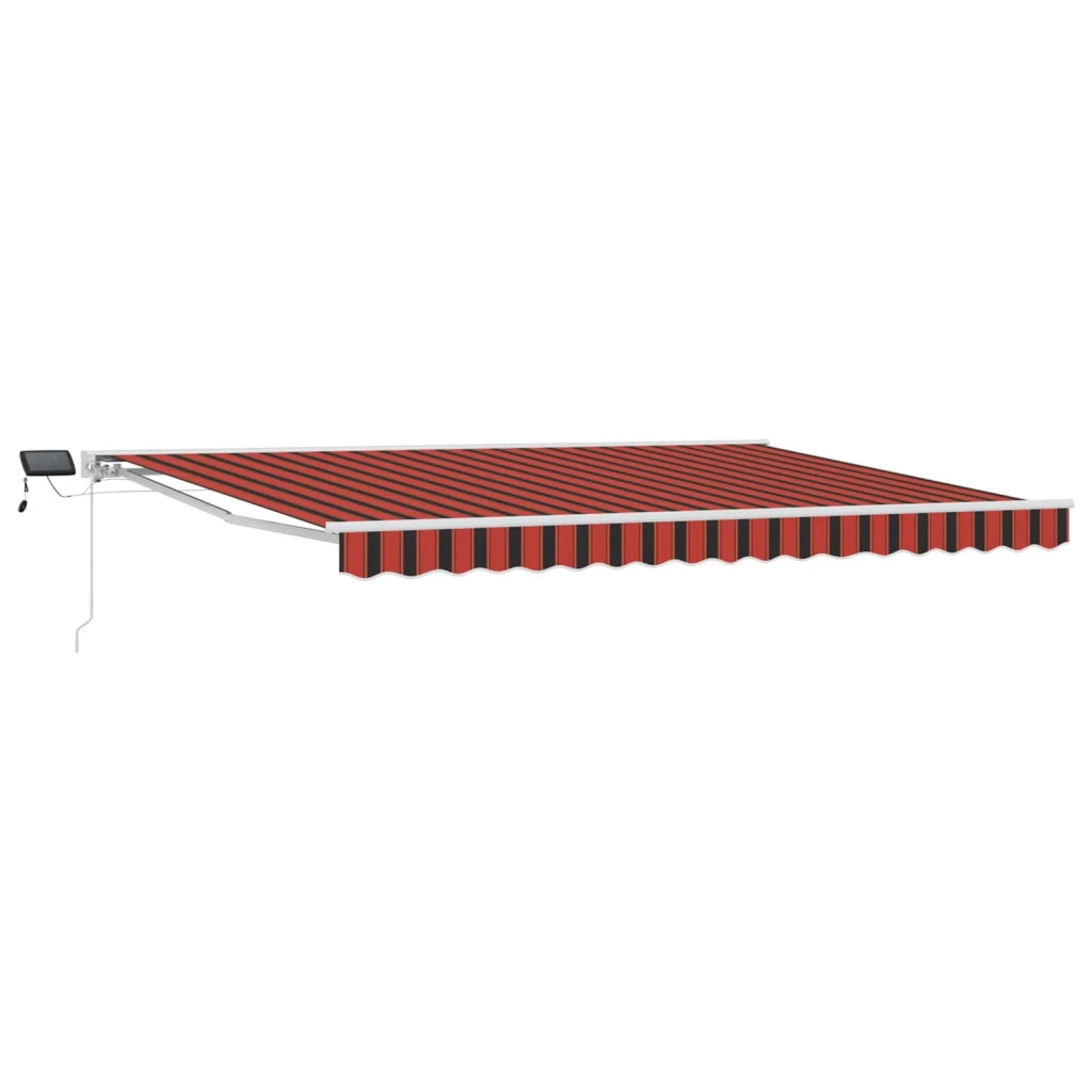 Cornice per Tenda Manuale con LED 4 × 3,5 m 3420633