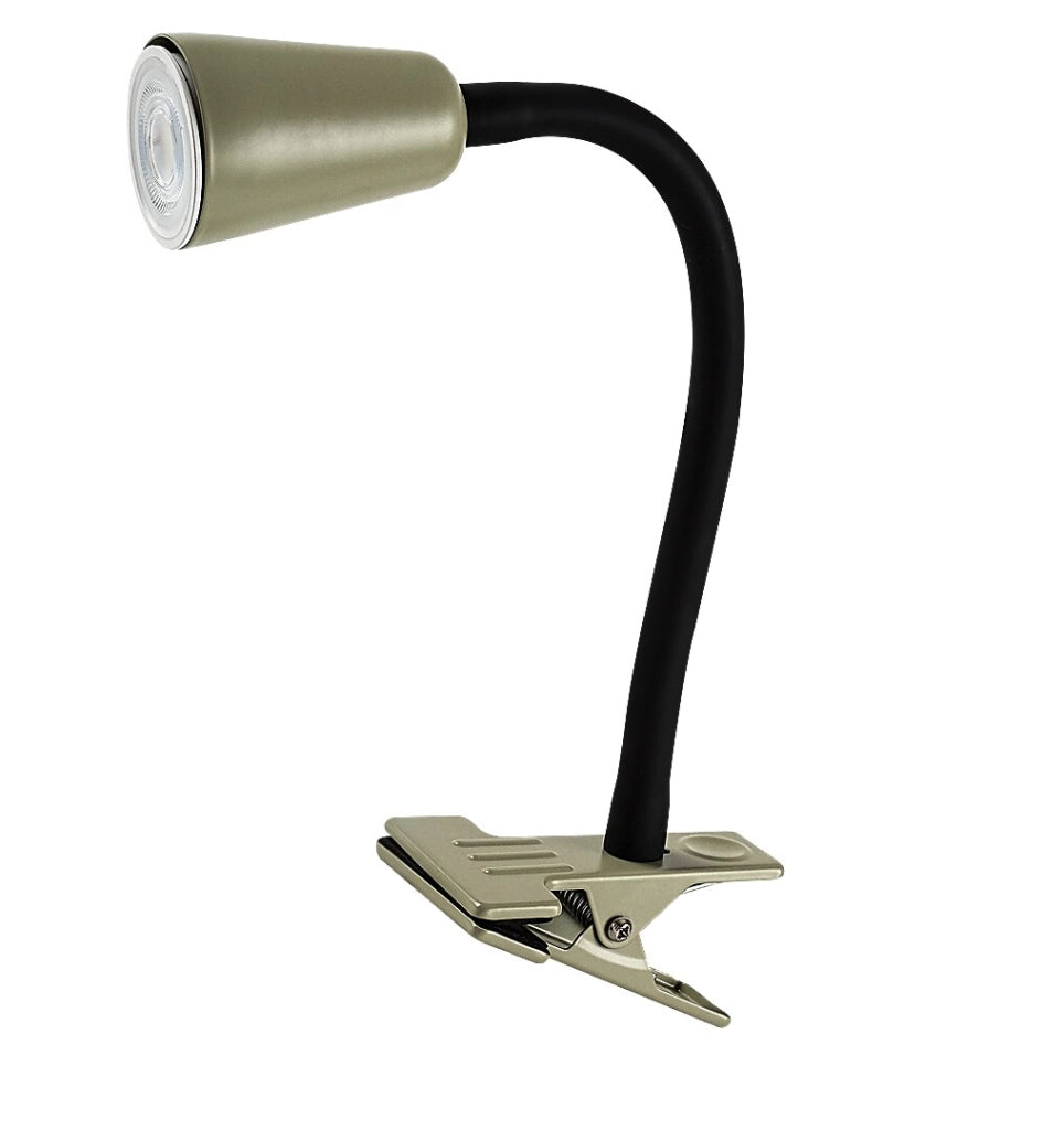 Lampada da scrivania Aldo 1xGU10 nera/khaki Rabalux