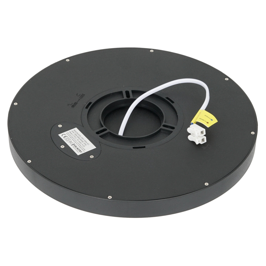 Plafoniera LED 24W 3CCT 2500lm 30x30cm Nera Milagro