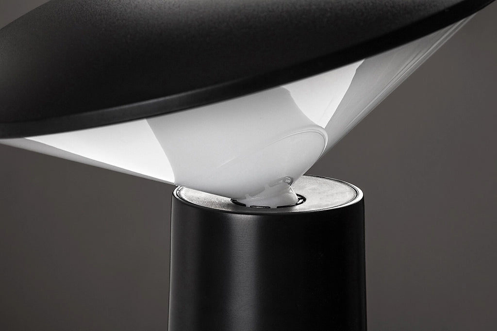 Lampada tavolo LED nera USB-C CCT Polperro Rabalux