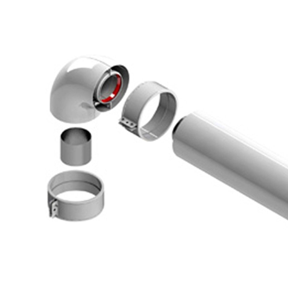 Kit coassiale orizzontale d60-100 per modelli ariston