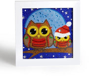 Set di dipinti per bambini con uccelli - Educativo - Dipinti per bambini - Arte - Materiale acrilico - 18 x 18 cm - Dipinto d'arte
