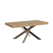 Tavolo allungabile 90x200/460 cm Volta quercia natura telaio 4/C