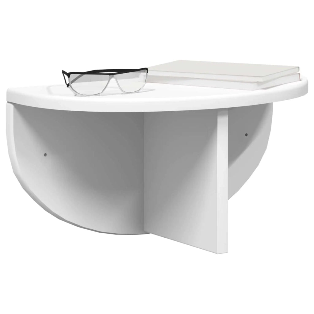 Scaffale da parete 2 pcs Bianco 38 x 19 x 19 cm 891409