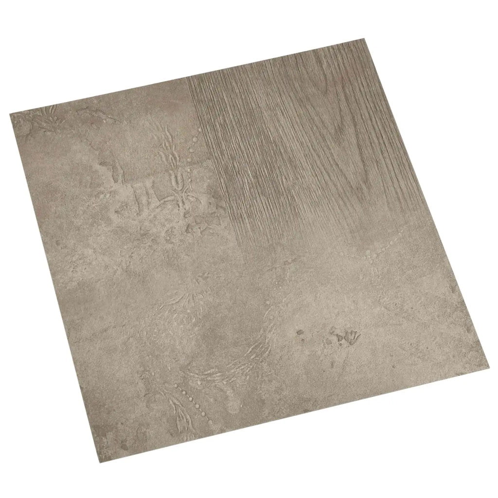 Tavole per Pavimenti 5,11 m² 55 pcs PVC Marrone scuro e Grigio 42046340