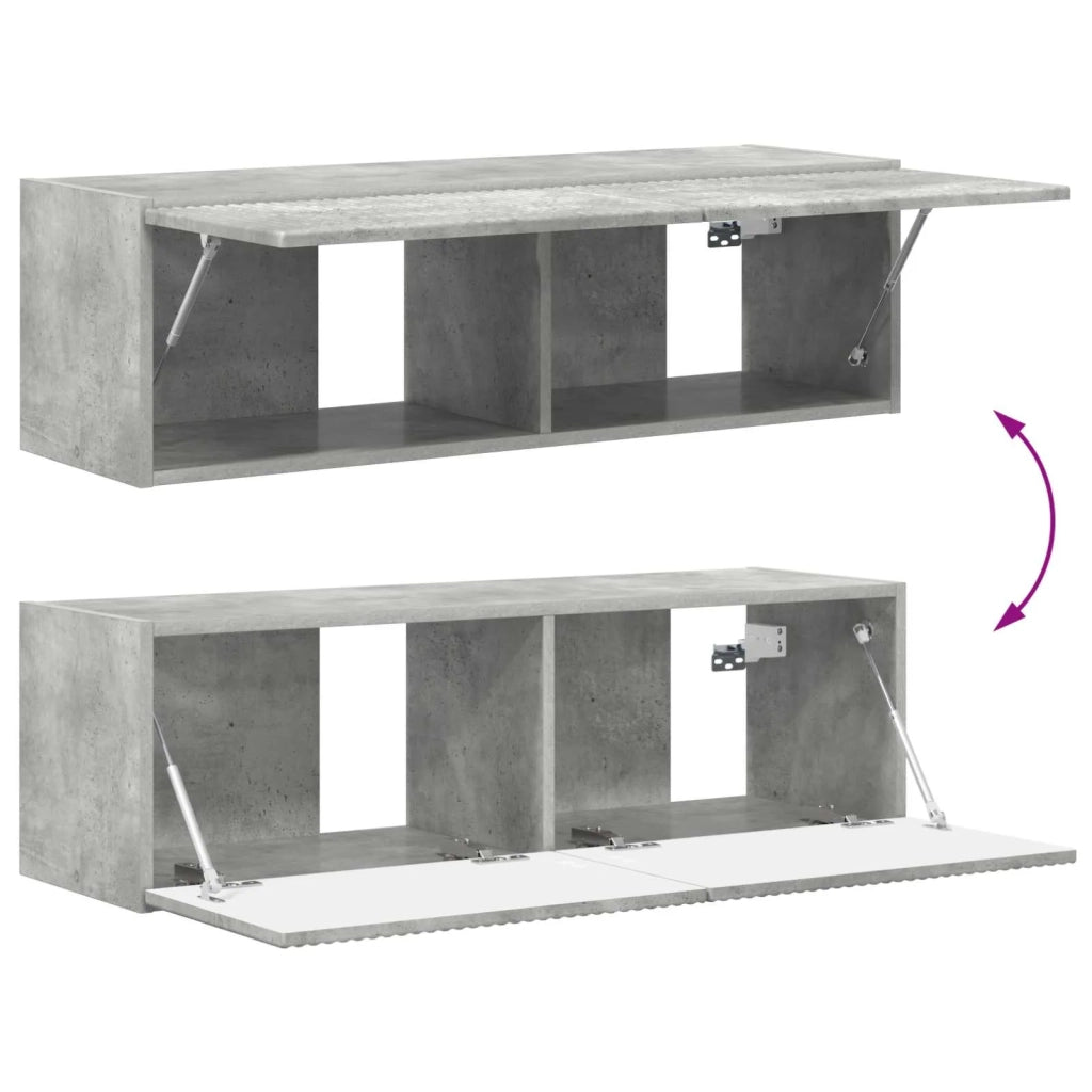 Mobile TV 5 pcs Grigio cemento 3409171